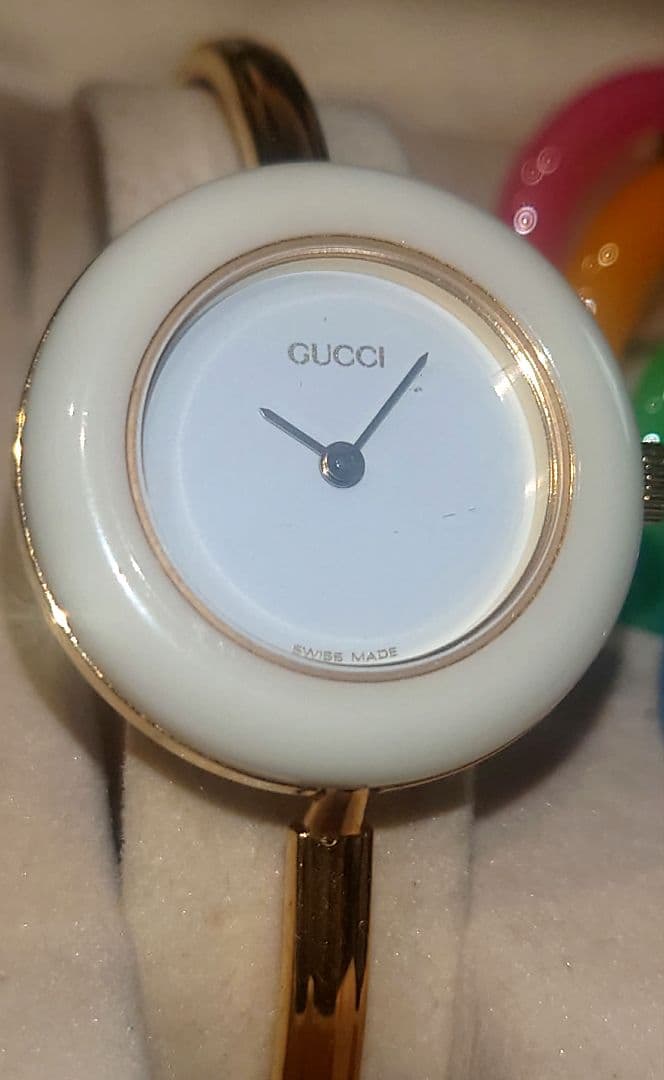 GUCCI レディース腕時計 ゴールド チェンジベゼル 12色