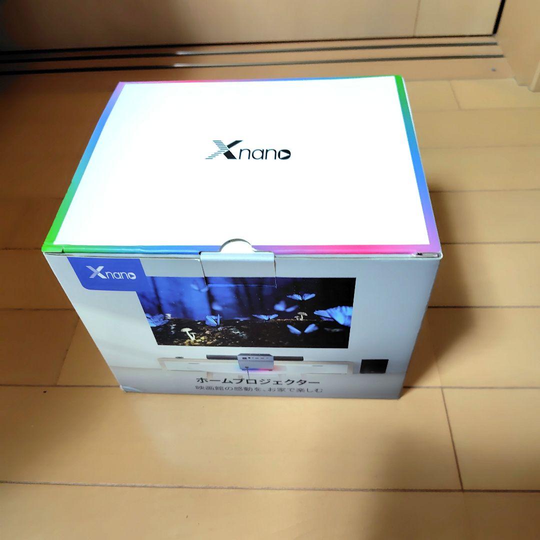XNANO プロジェクター 小型 家庭用 電動フォーカス 1080P 4K対応