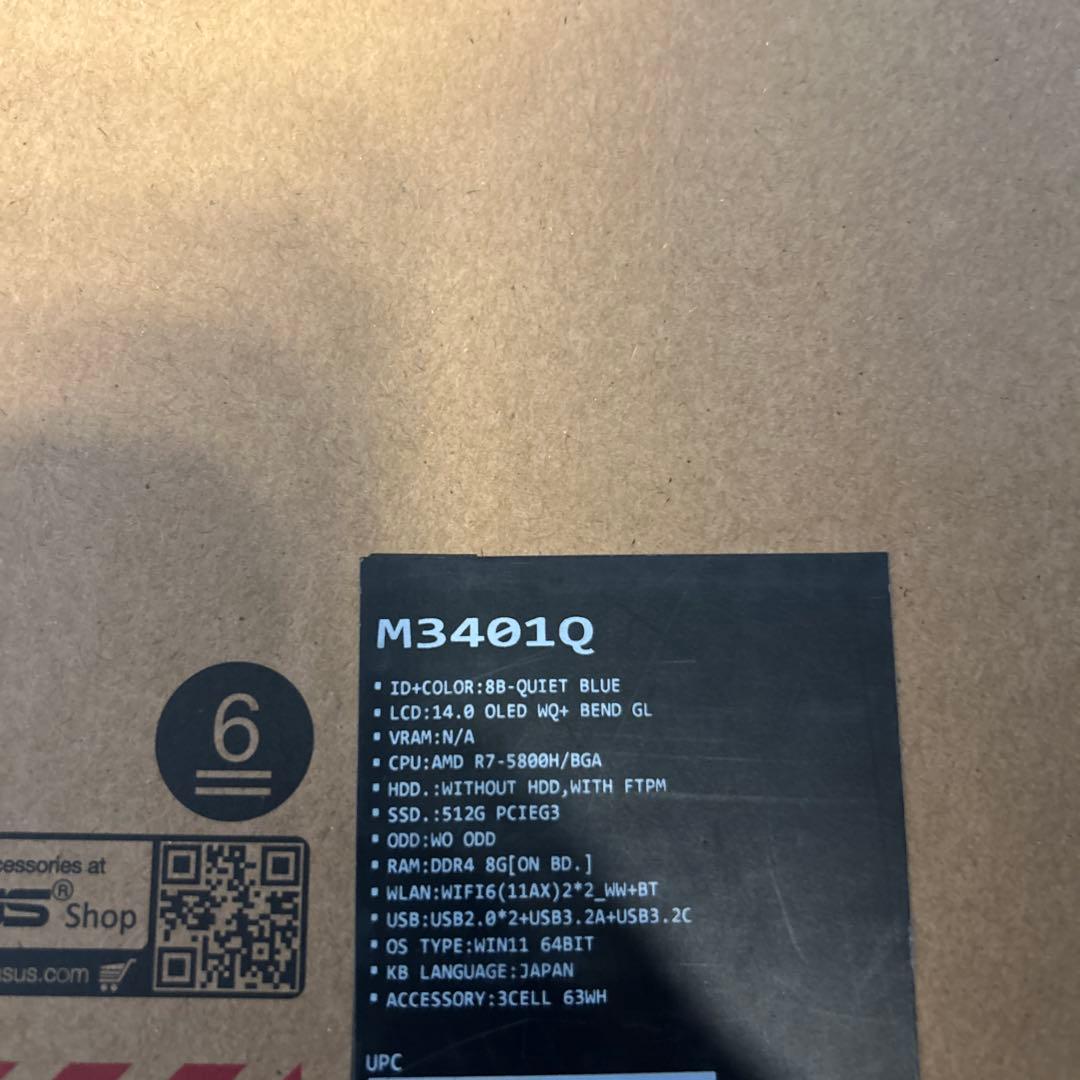 Windowsノート本体 ASUS Vivobook Pro 14 OLEDM3401Q