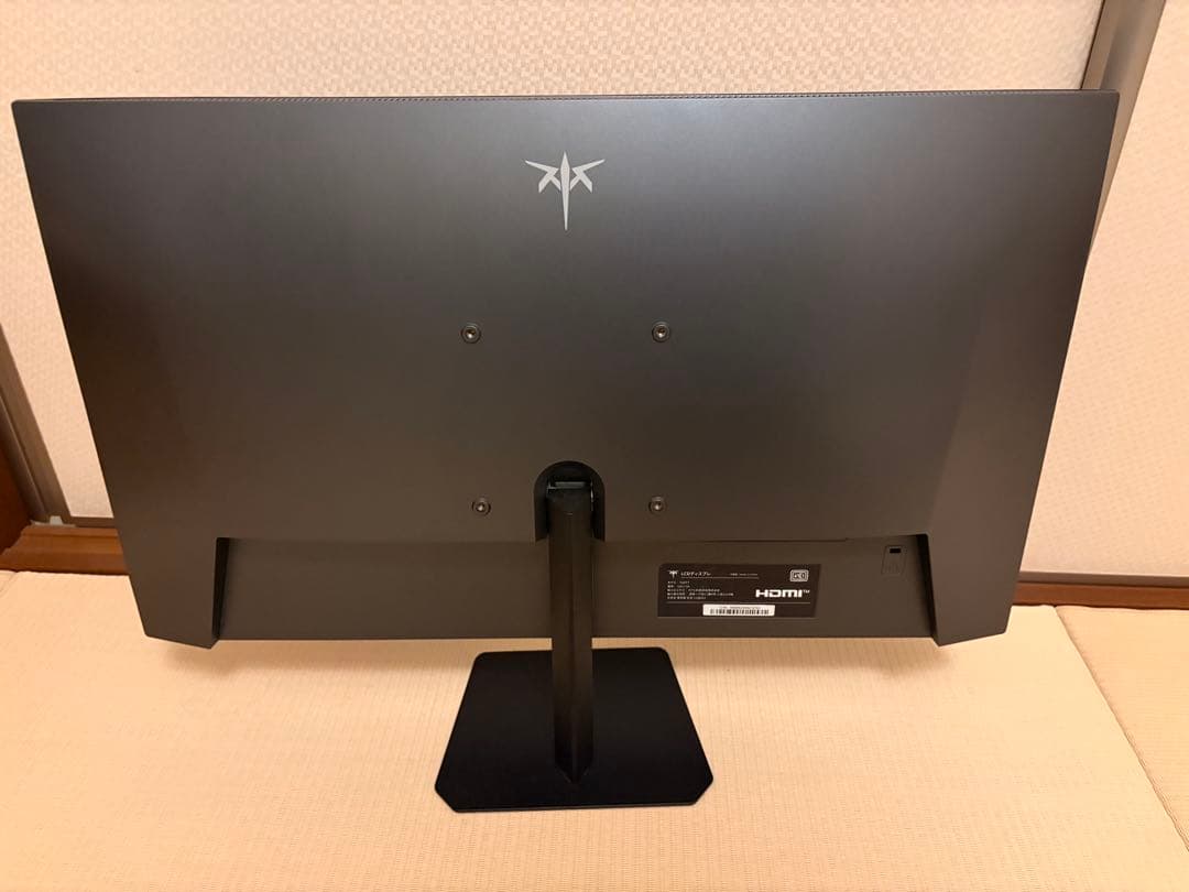 ブラック ディスプレイモニター HDMI対応　ゲーミングモニター　144hz