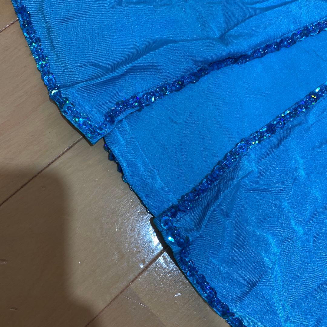 定価6万　青いビーズ装飾 ベリーダンス　衣装