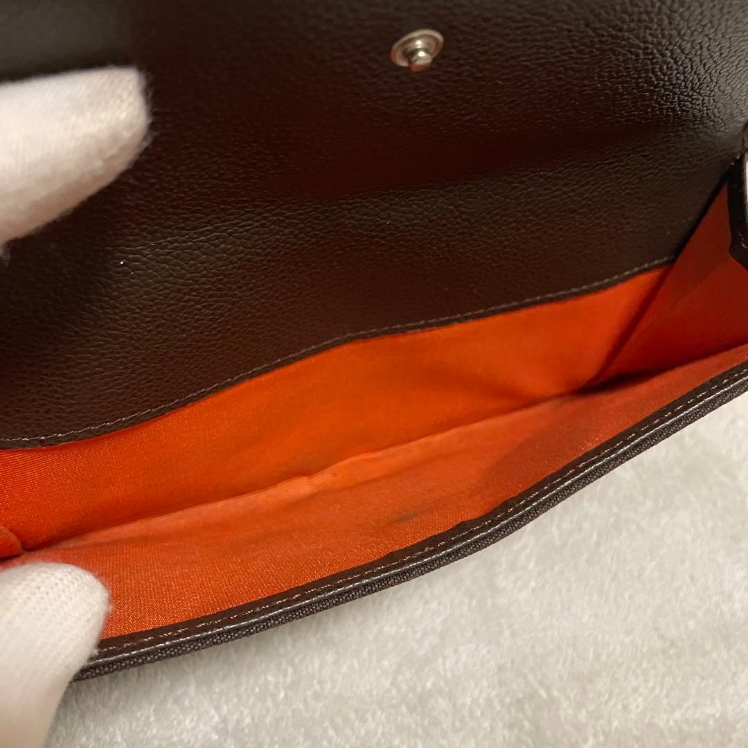 ブルガリ BVLGARI 長財布 レザー キャンバス Wホック ロゴマニア