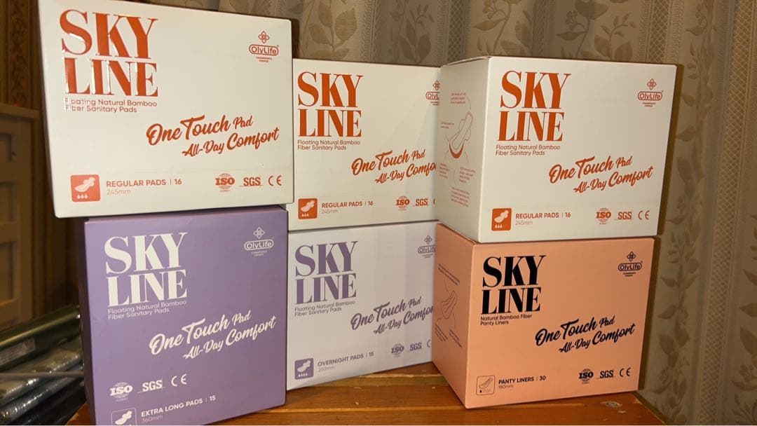 SKYLINEライフケアシート生理用ナプキンセットolylife