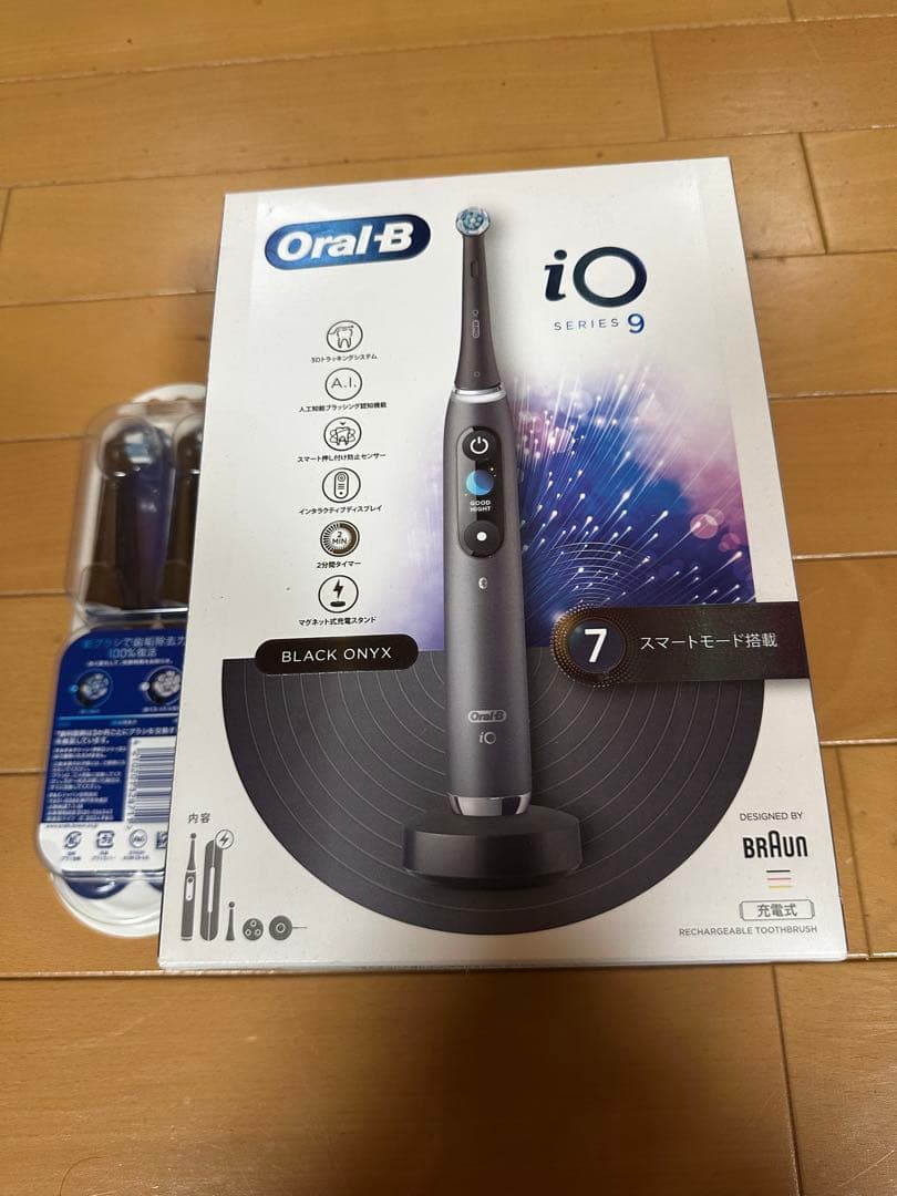 Oral-B iO Series 9 ブラックオニキス 本体 替ブラシ+4本付