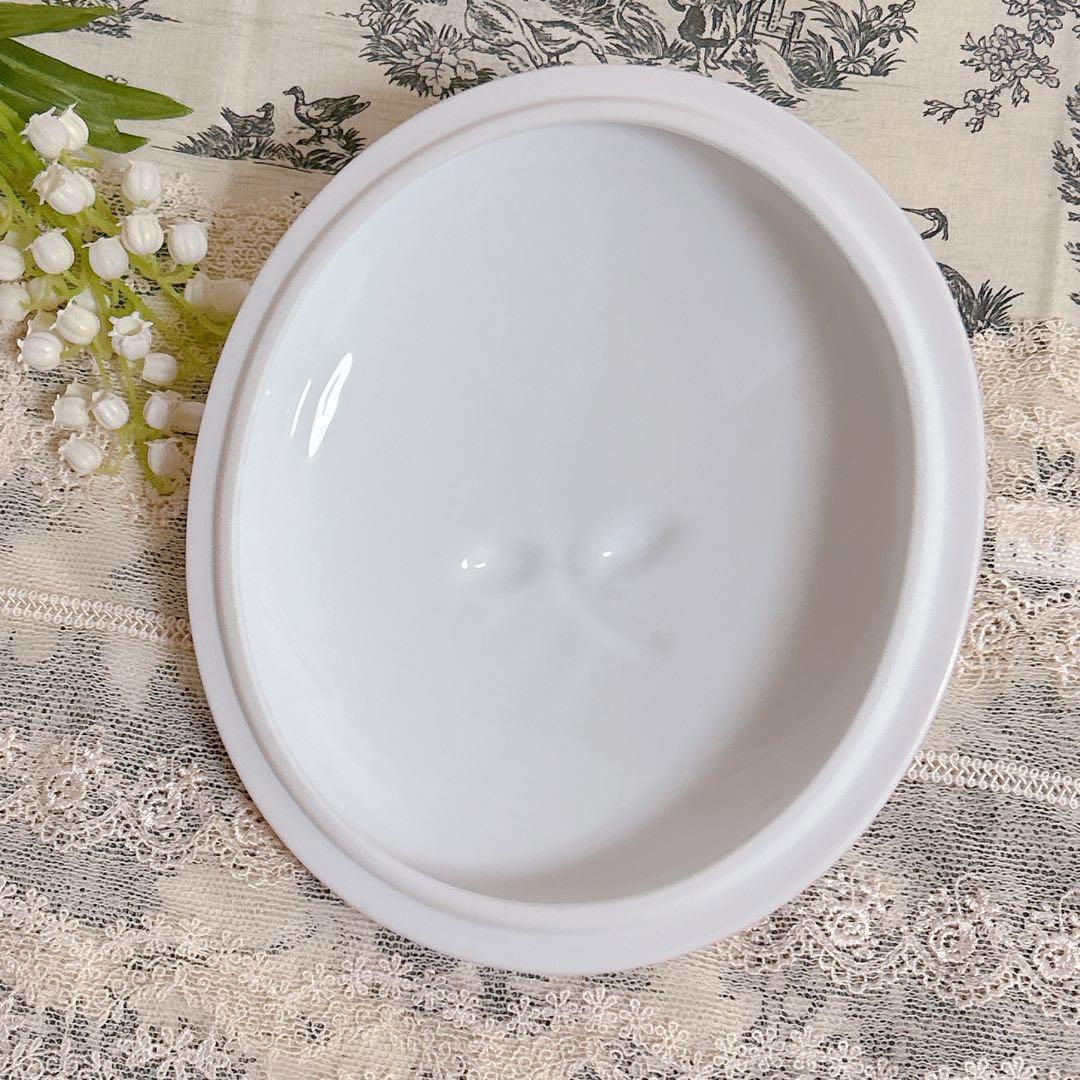 新品スープチューリン キャサリン柄プランドパリ陶器キャセロール/イマン マニー