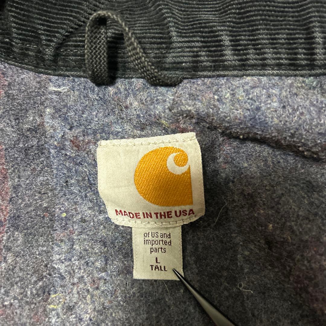 00s Carhartt デトロイトジャケット BLKブラック USA製 ボロ