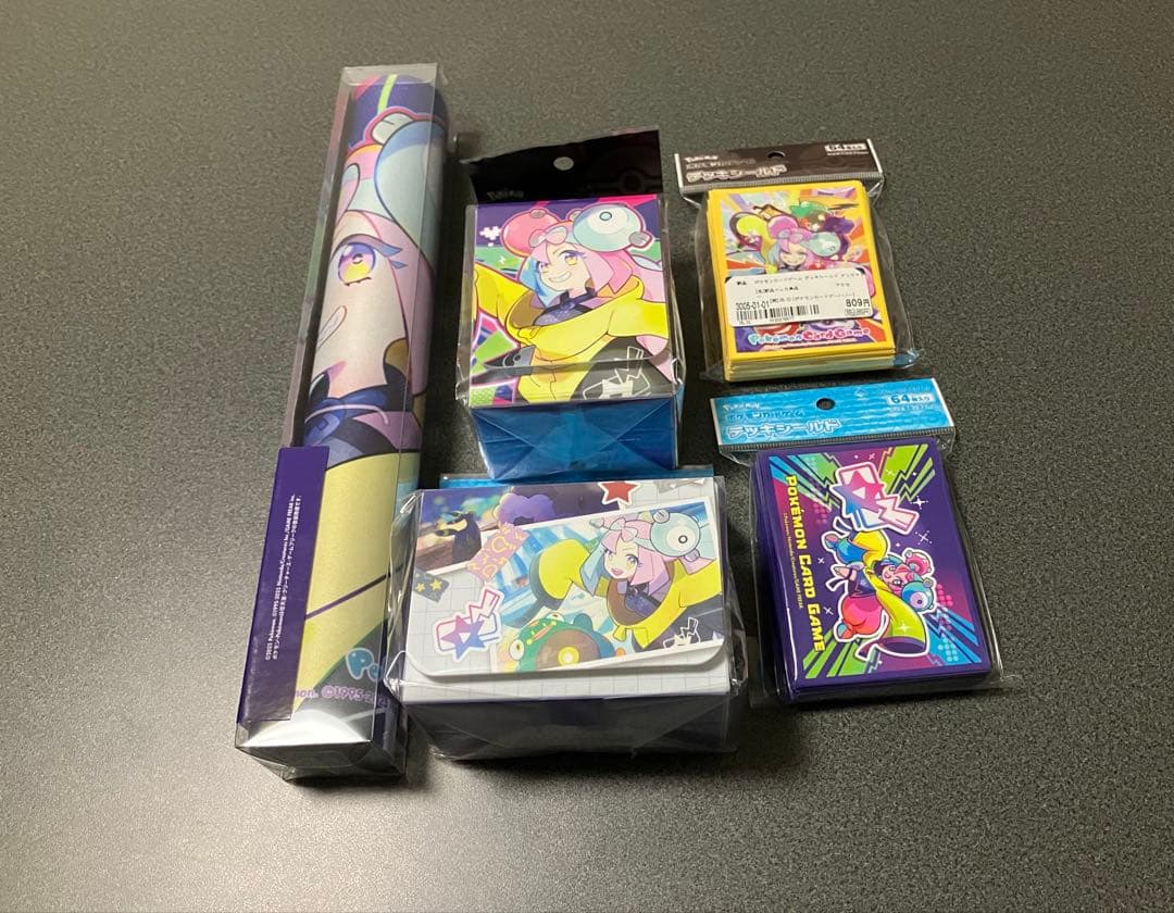 ポケモンカードゲーム　ナンジャモ　サプライ5点　新品未開封　プレイマットなど