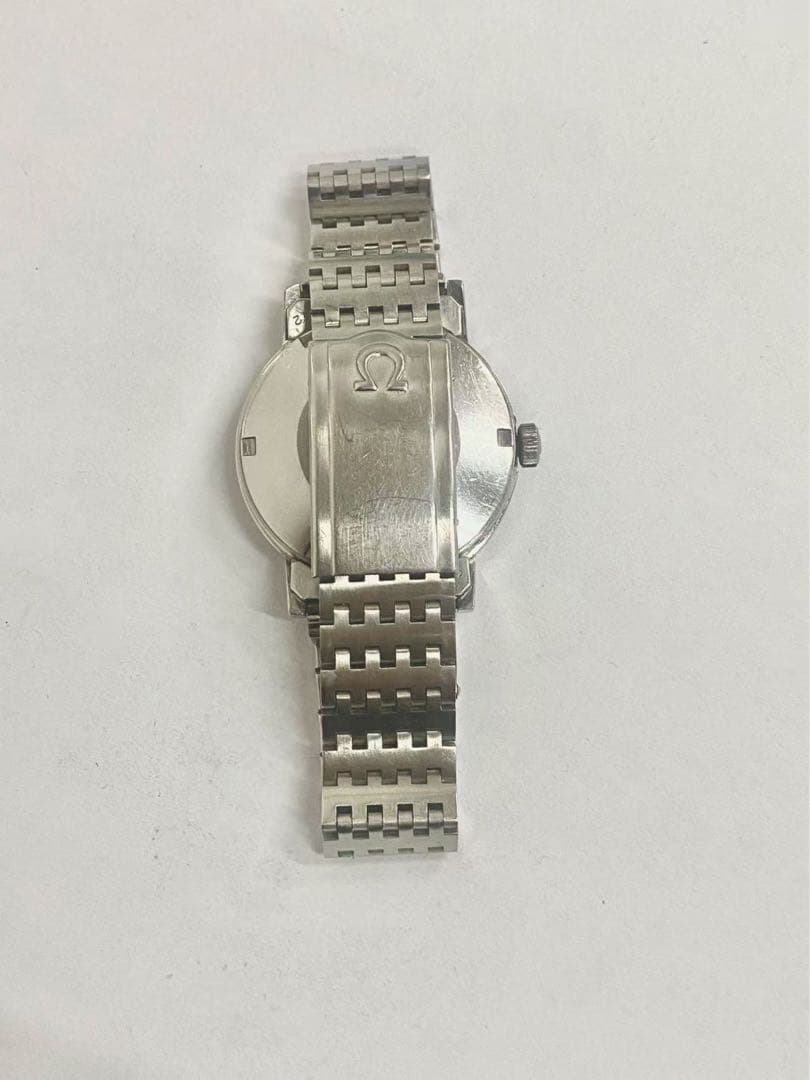 OH済 OMEGAオメガ ジュネーブ シルバー純正ブレス 自動巻き