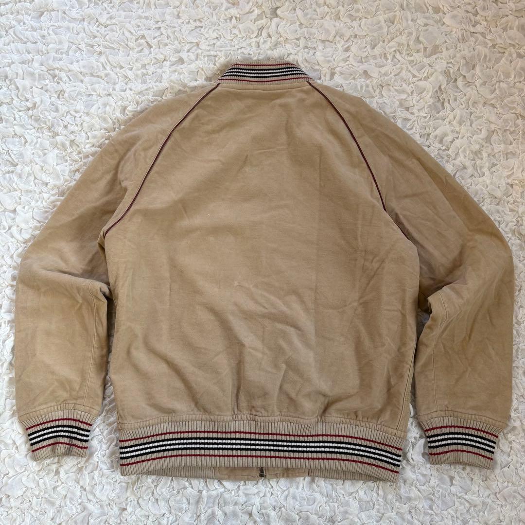 バーバリーブルーレーベル ベロア生地ノヴァチェックブルゾン