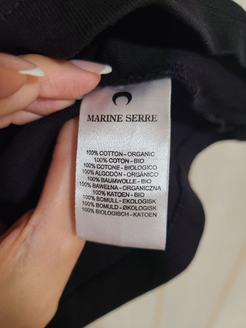 美品★Marine Serre★マリーン セル キャミソール　ブラック　S