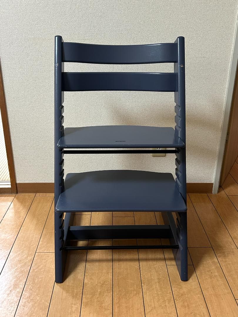STOKKE ストッケトリップトラップ　ダークブルー（廃盤カラー)+ベビーセット
