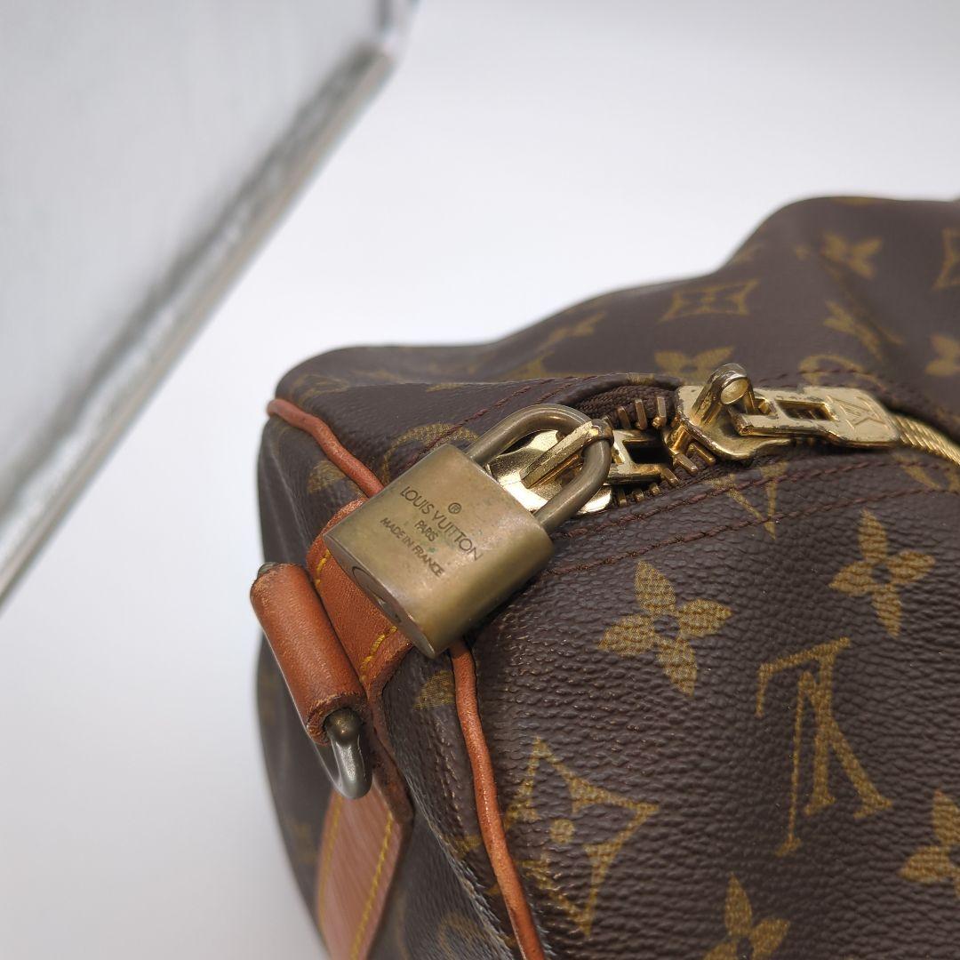 キーポル55 ルイヴィトン ボストンバッグ カデナ ネームタグ