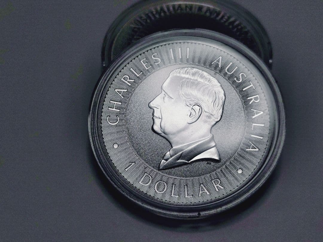 2024オーストラリアンカンガルー1オンス銀貨 ２枚セット　ケース付き