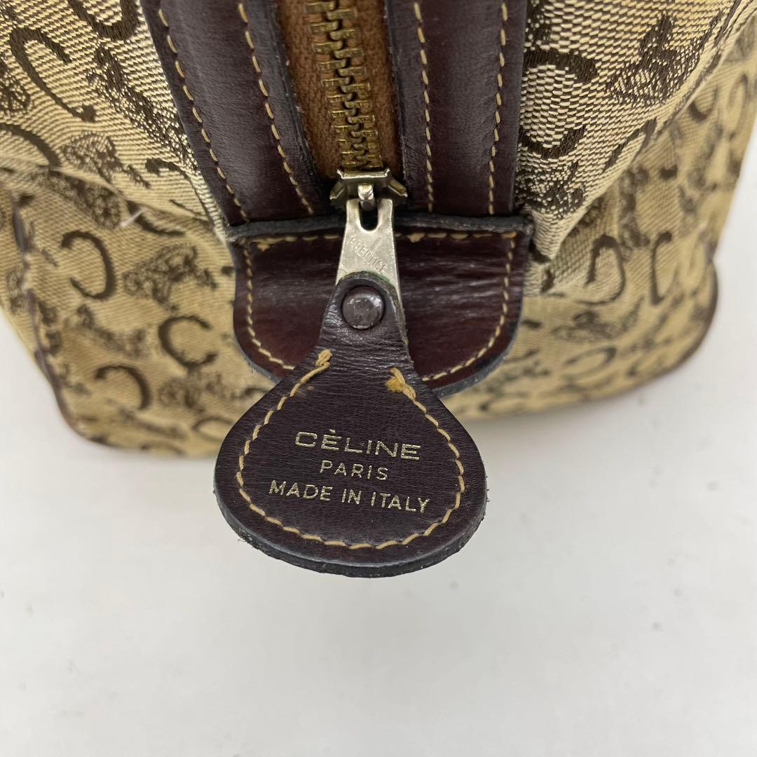 セリーヌ ハンド ボストンバッグ Cマカダム 旅行 ビジネス FU219