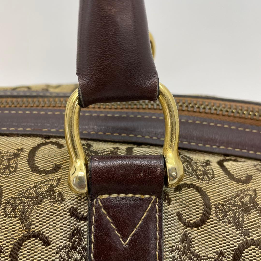 セリーヌ ハンド ボストンバッグ Cマカダム 旅行 ビジネス FU219