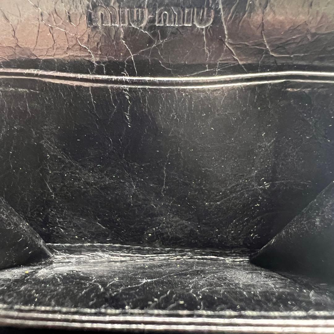 小物 miu miu heart charm leather coin case