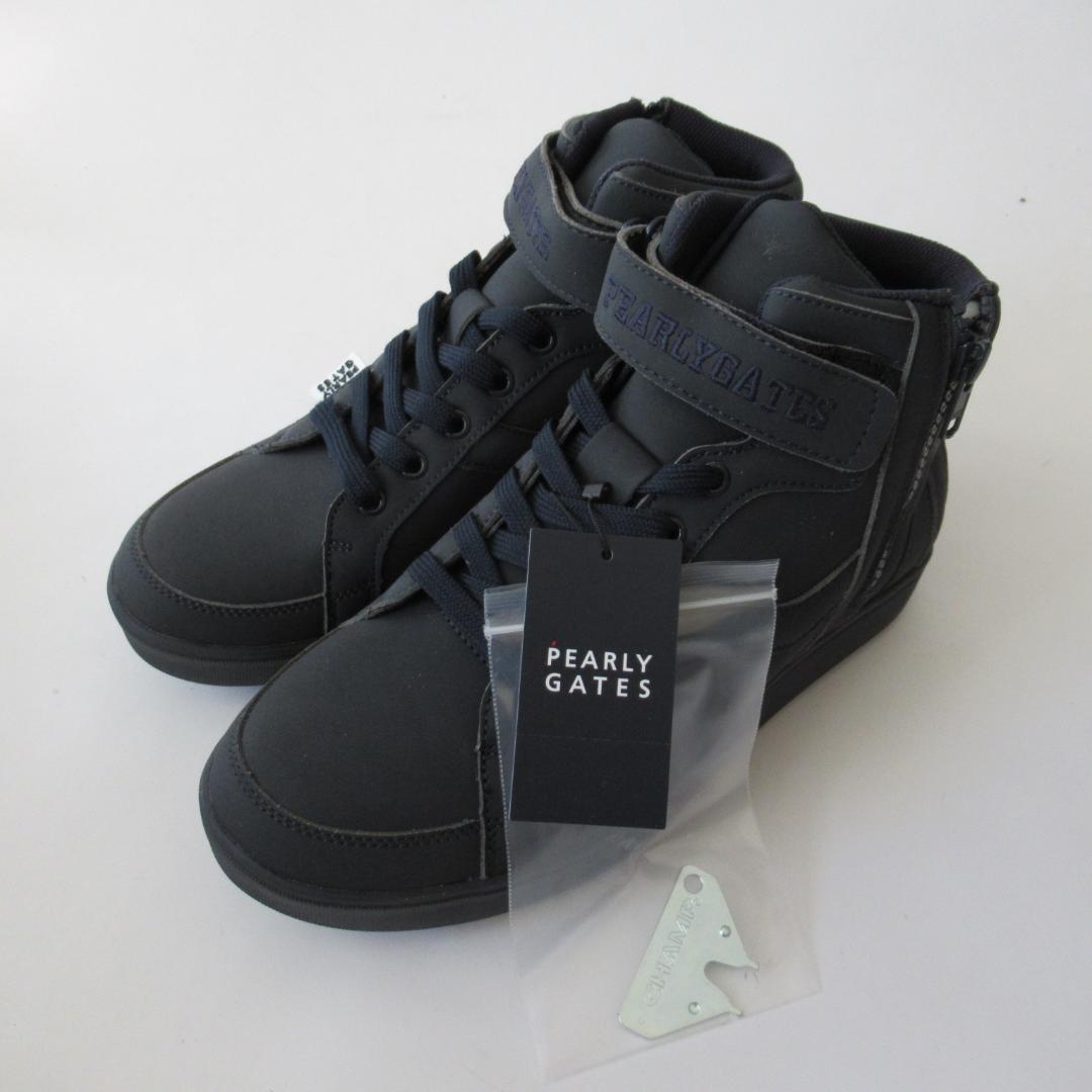 パーリーゲイツ新品濃紺 ソフトスパイク ゴルフシューズ 24.0ｃｍ No.2