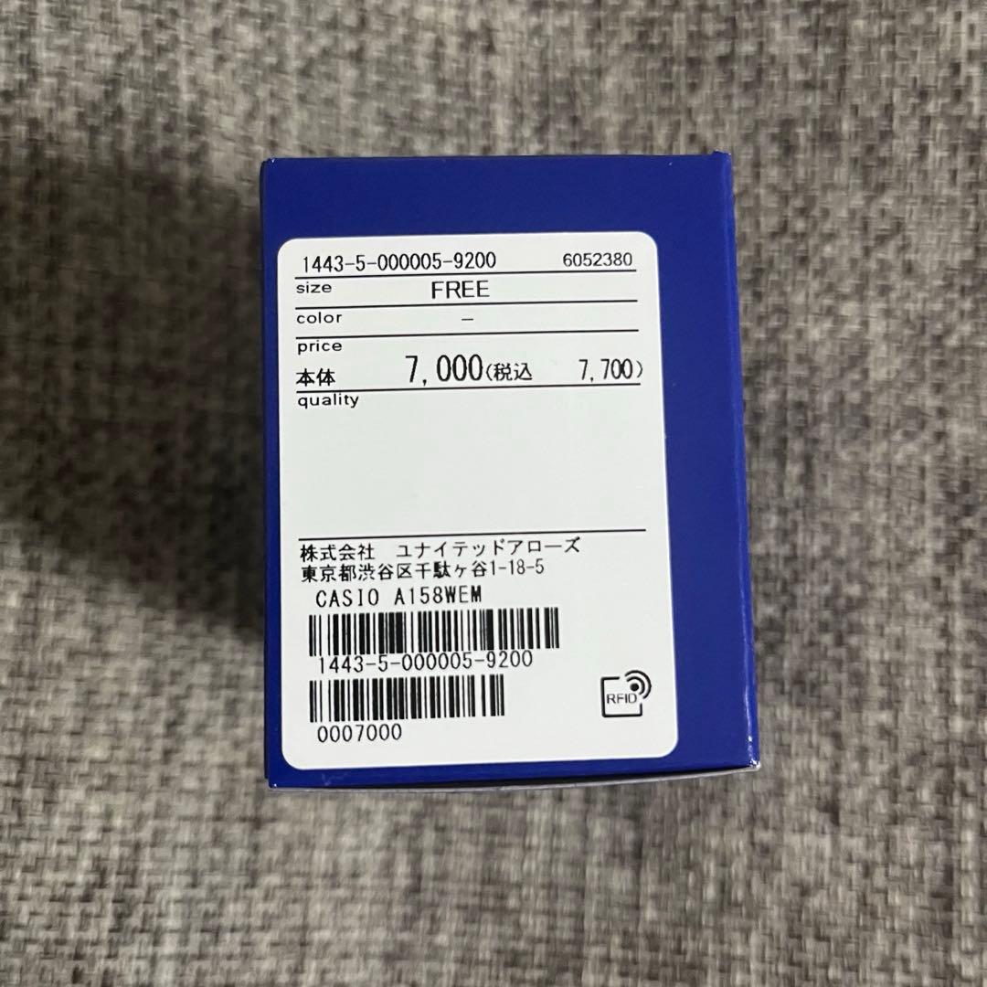 CASIO CLASICC A158WEM-7JF カシオクラシック