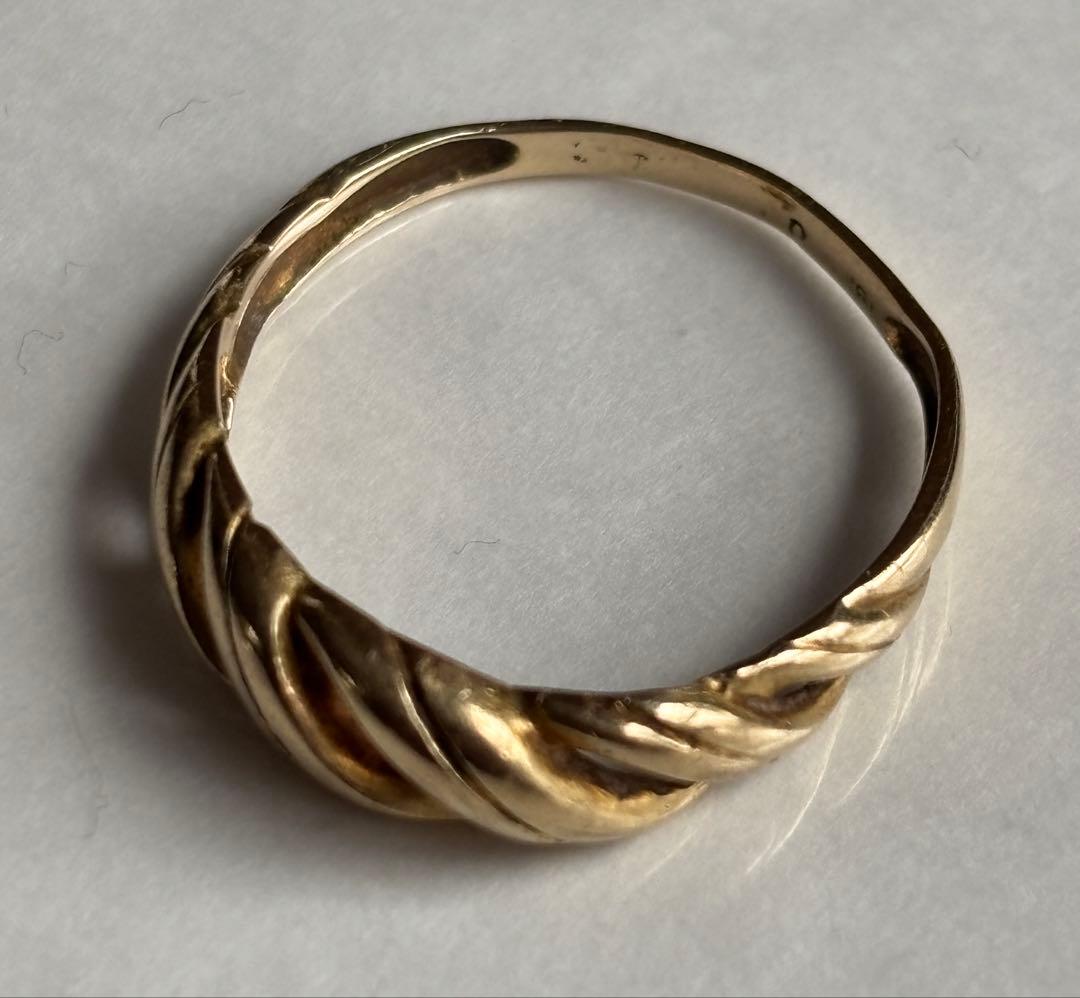 18金 指輪 リング 約1.9g 13号
