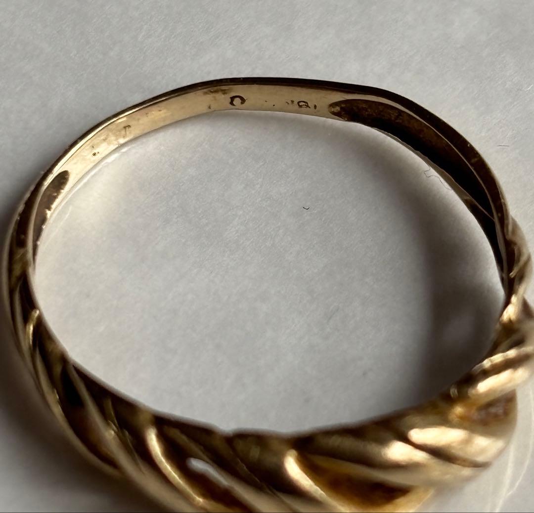 18金 指輪 リング 約1.9g 13号