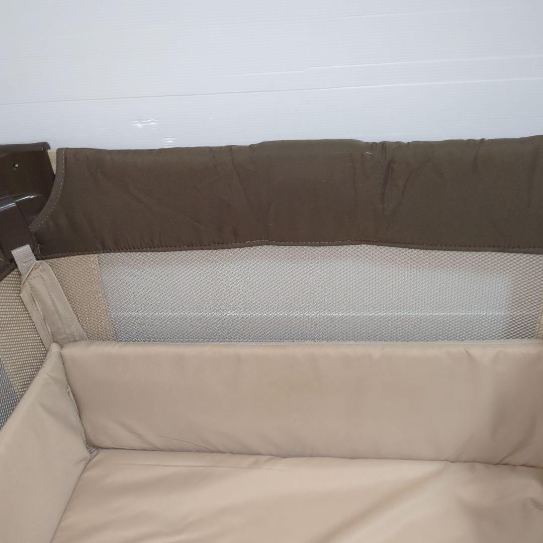 【美品】 アップリカ ココネル ベビーベッド ココア ブラウン プレイヤード