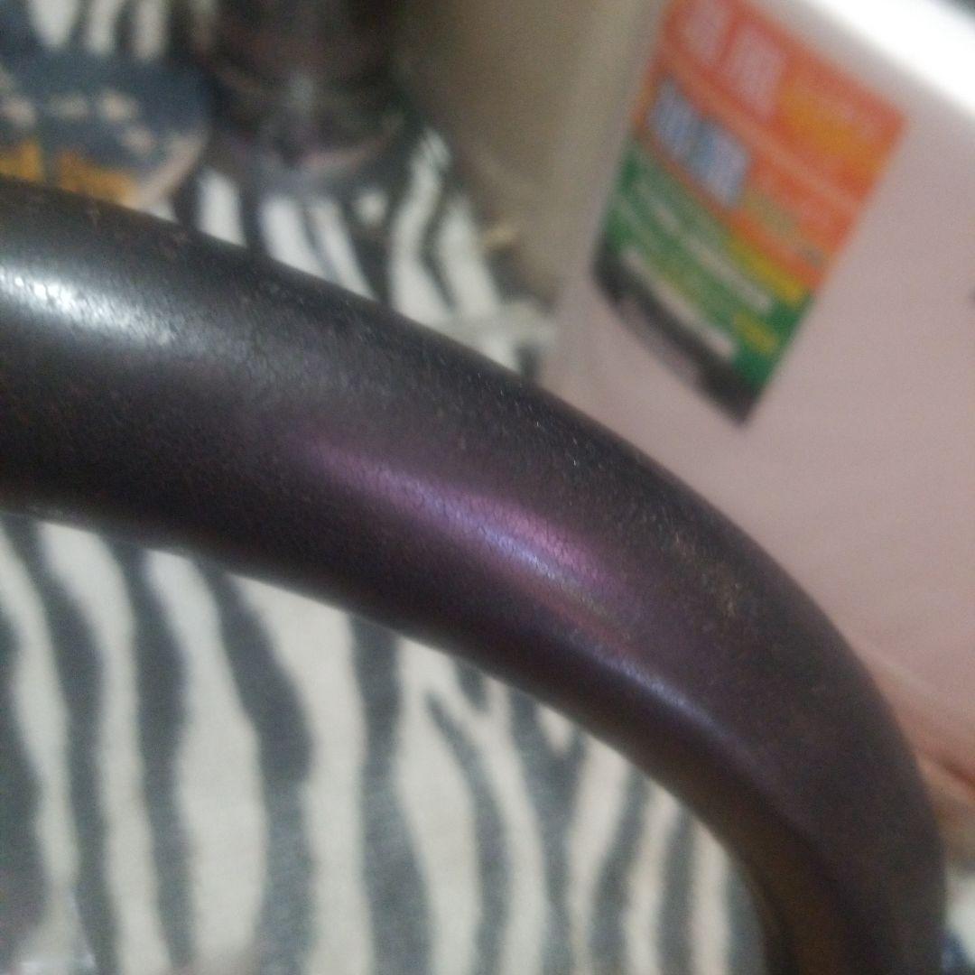 当時物 EVA antares ステアリングホイール 黒/シルバー