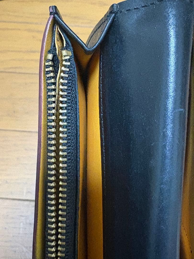※値下げしました　GANZO SHELL CORDOVAN 2 ファスナー長財布