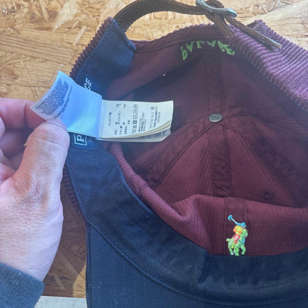 W*S様 PALACE×POLOコーデュロイキャップ