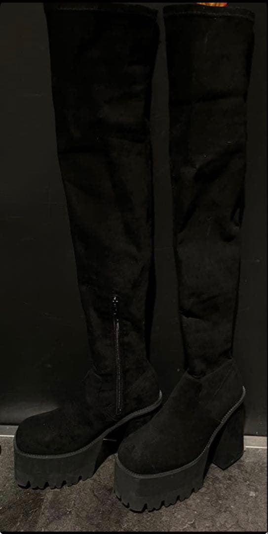 EMODA エモダ スクエアフィットロングブーツ Mサイズ