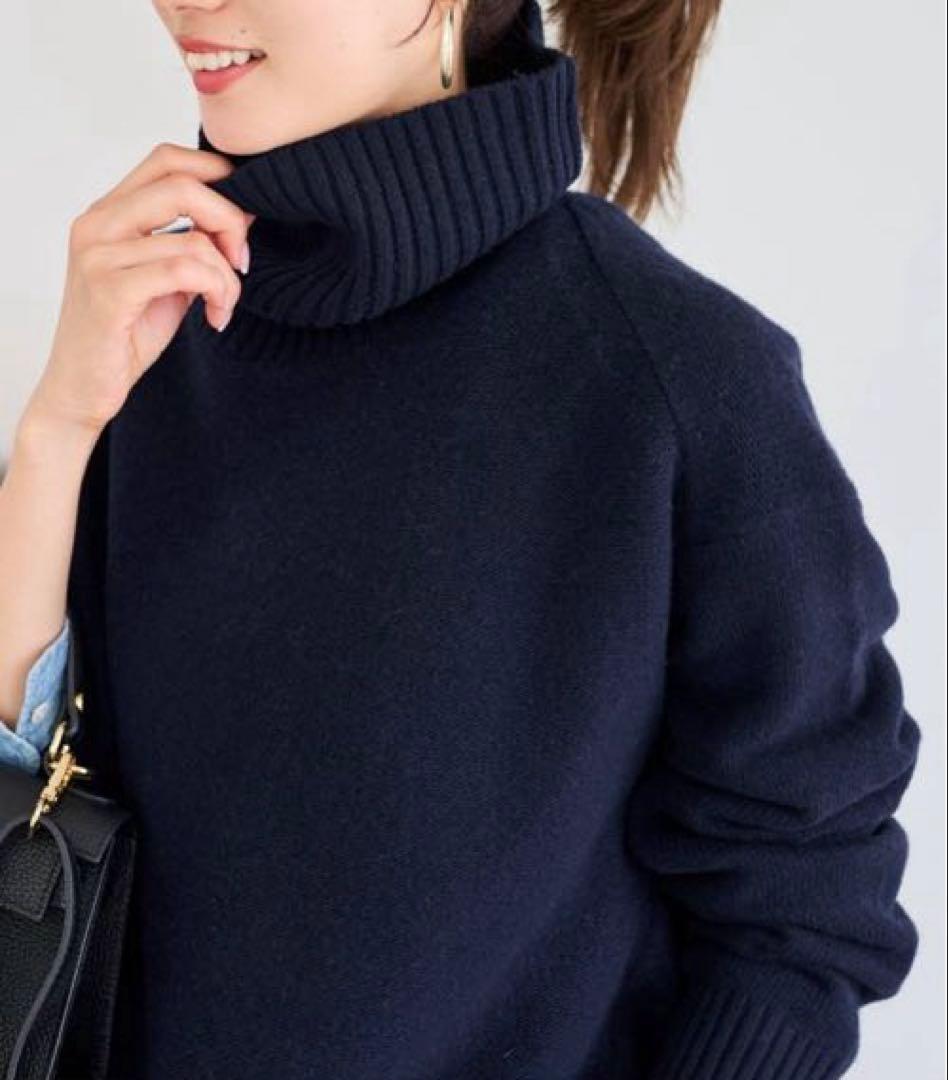 【新品タグ付き】 FRAMeWORK AQUA タートルプルオーバー 25AW