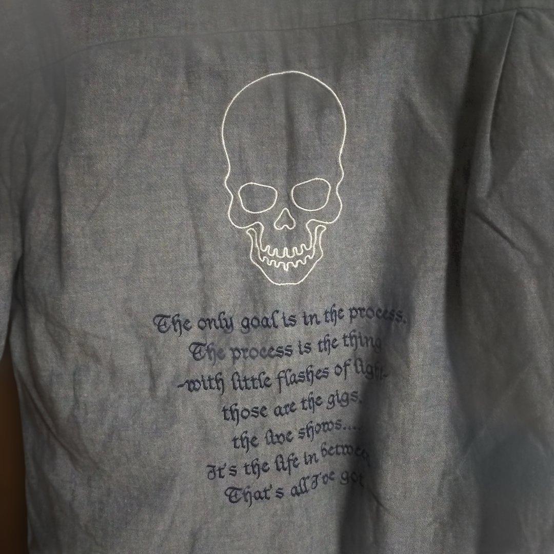 ナンバーナイン　スカル刺繍シャツ　美品　サイズ2