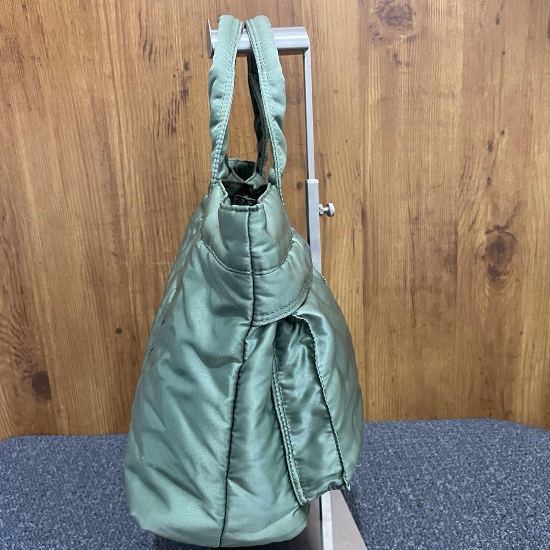 希少色✨ PORTER タンカー セージグリーン トートバッグ ハンドバッグ