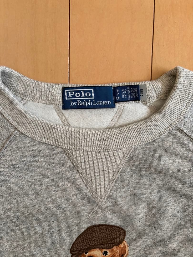 美品2025現行品　ラルフローレン　ポロベア　フリーススウェット　Sサイズ