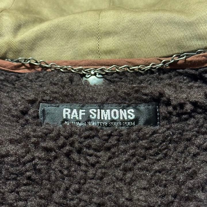 専用03AW RAF SIMONS ラフシモンズ モッズコート Closer期