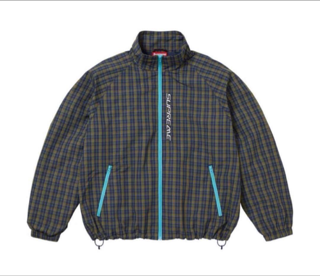 SUPREME チェック柄ナイロンジャケット