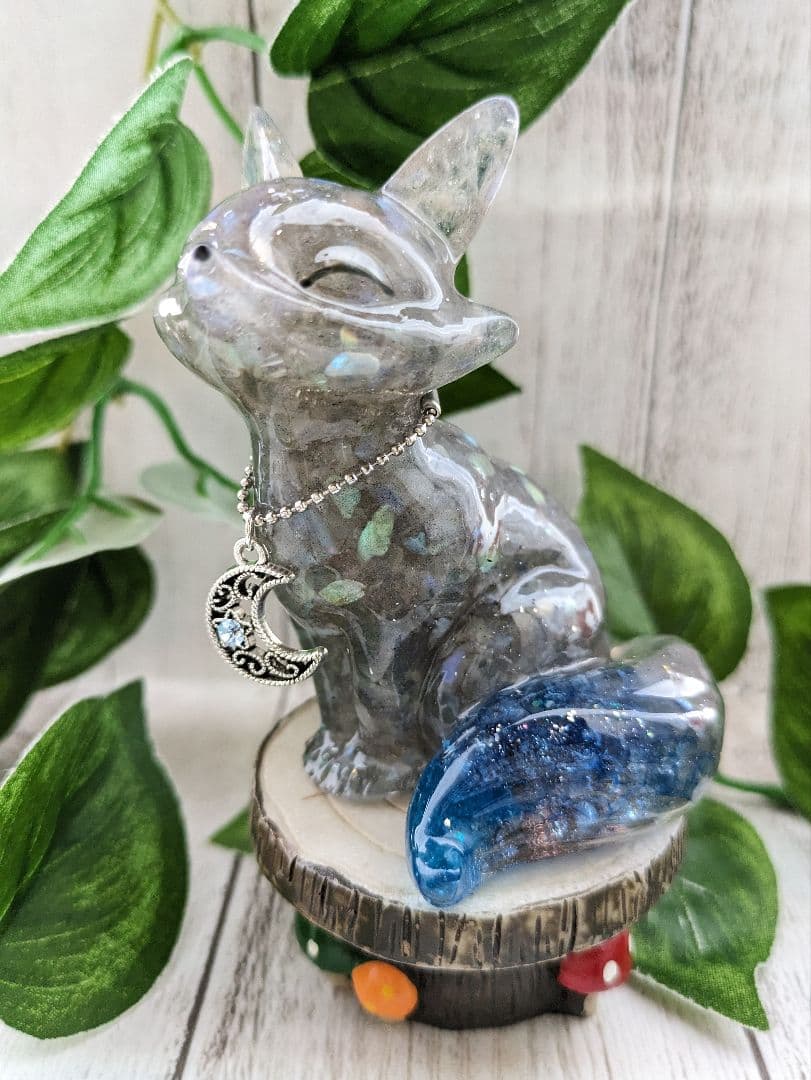 【つる927】アクアマリンのかばちゃん形オルゴナイト☆他６点