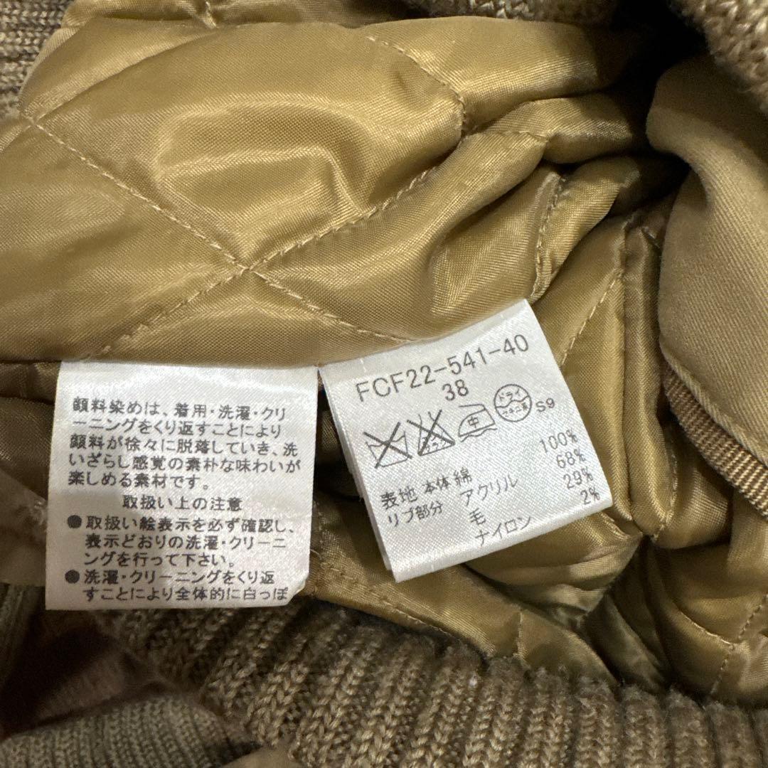 バーバリーブルーレーベル　ミリタリージャケット モッズコート 短丈　N2B 38