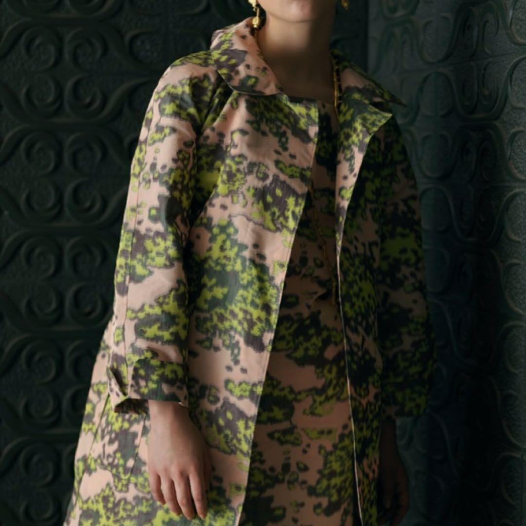 【美品】49AV junko shimada カモフラ柄ライナー付コート 日本製