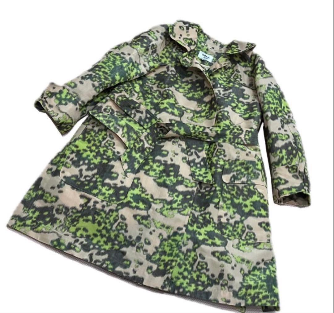 【美品】49AV junko shimada カモフラ柄ライナー付コート 日本製