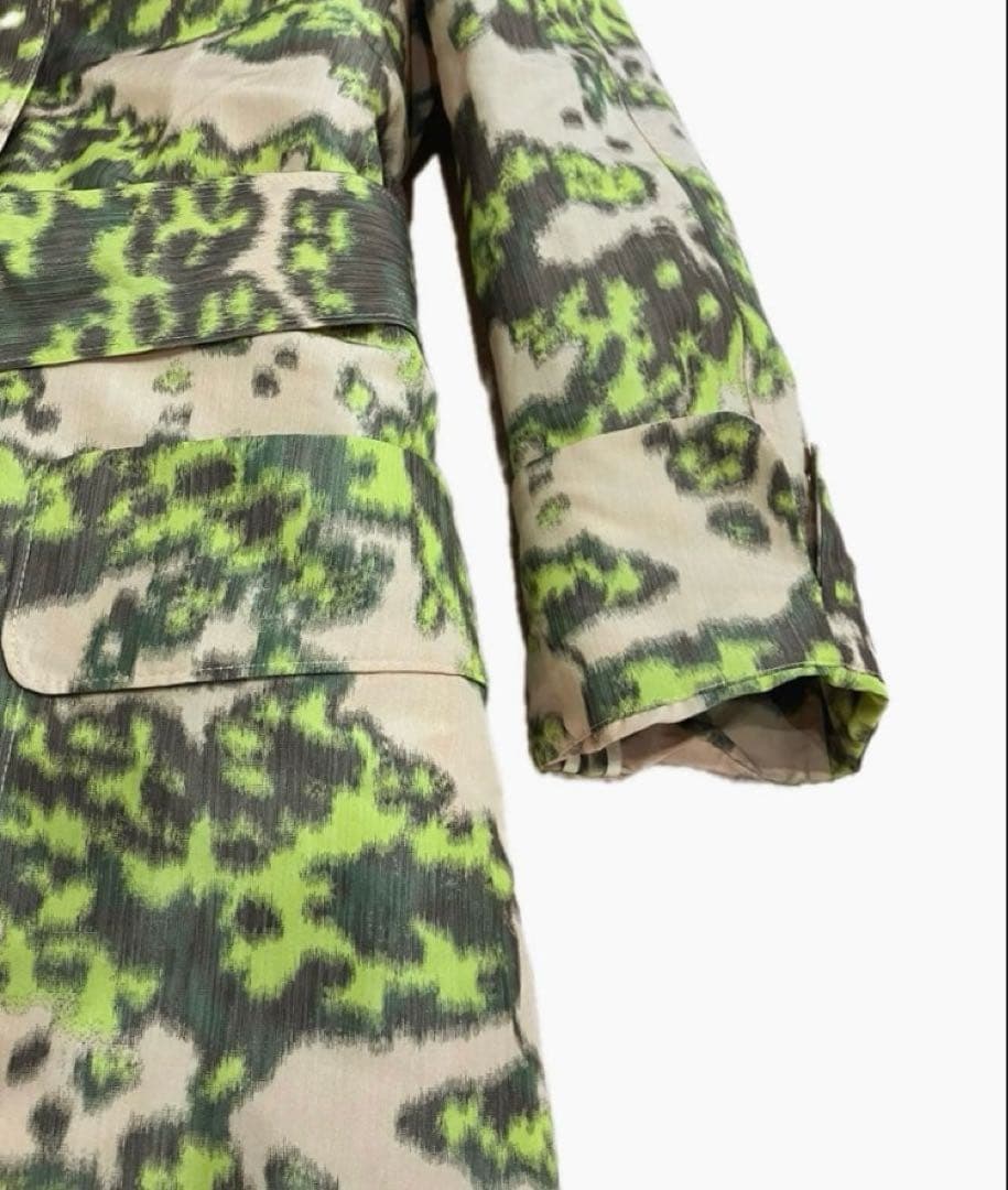 【美品】49AV junko shimada カモフラ柄ライナー付コート 日本製