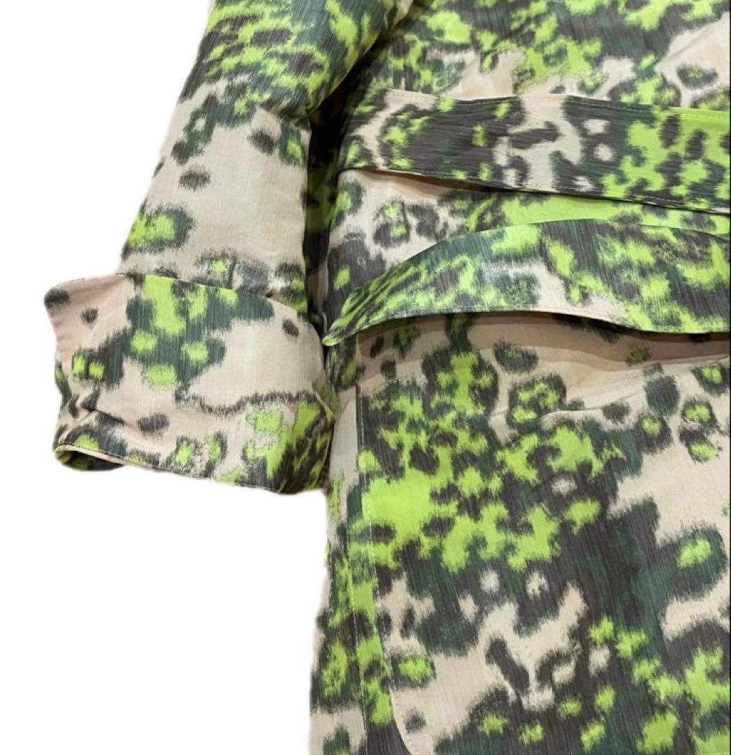 【美品】49AV junko shimada カモフラ柄ライナー付コート 日本製