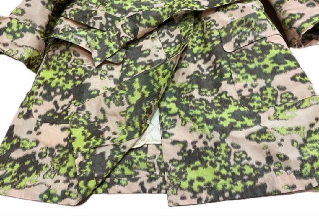 【美品】49AV junko shimada カモフラ柄ライナー付コート 日本製