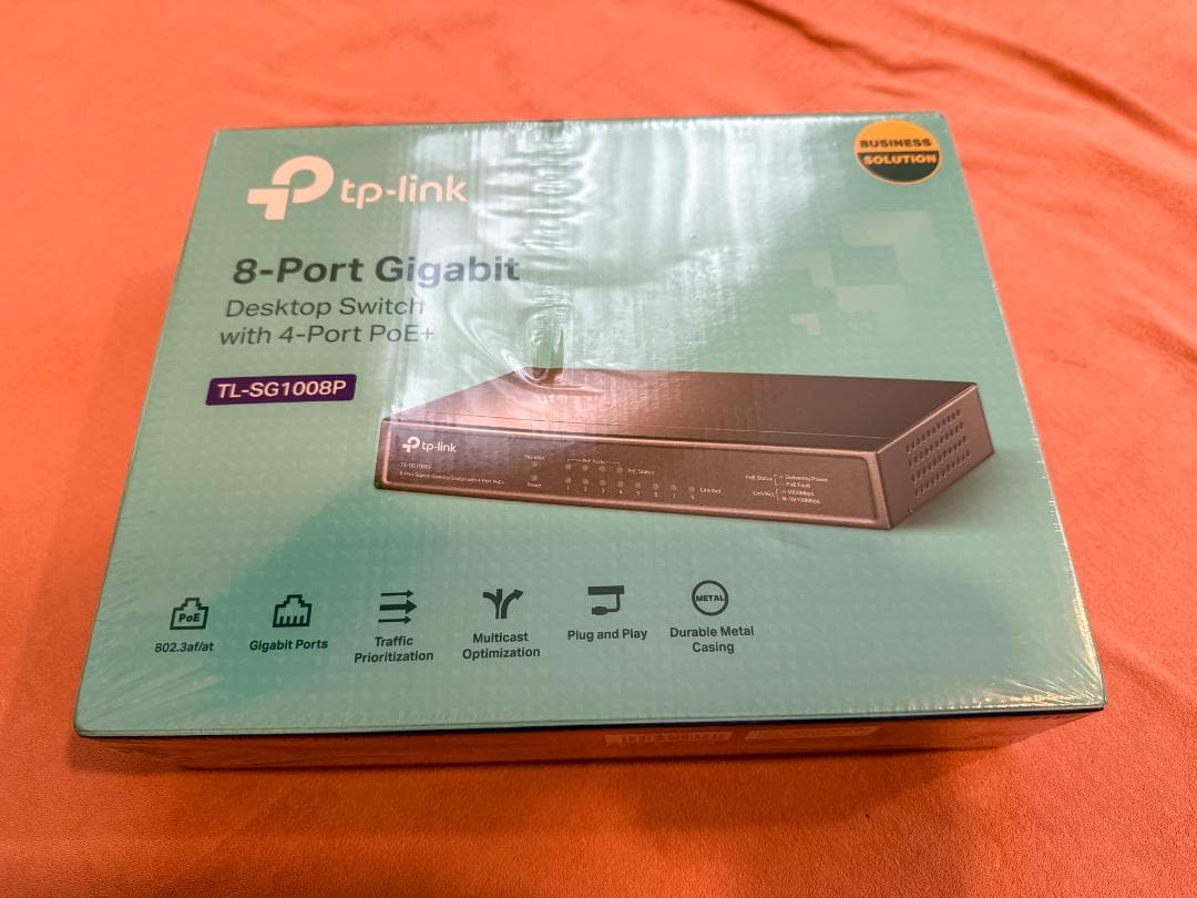 TP-Link 8ポートスイッチ TL-SG1008P