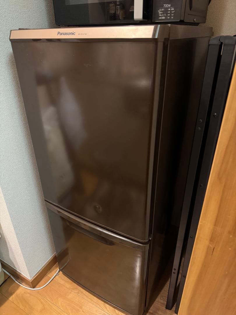 Panasonic NR-B147W 冷蔵庫 ダークブラウン