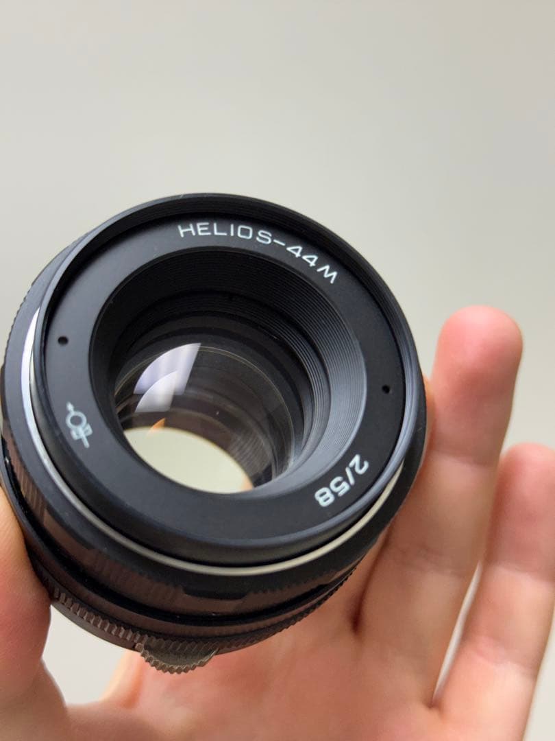Helios-44M 58mm F2 M42 単焦点レンズ 前後キャップ