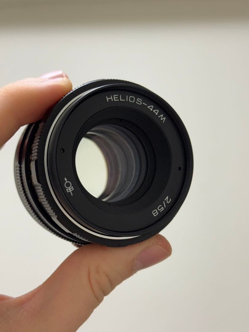 Helios-44M 58mm F2 M42 単焦点レンズ 前後キャップ