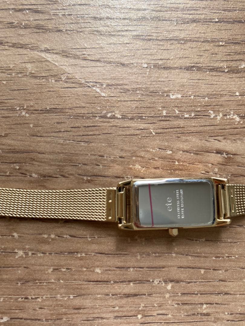 ete レクタングルフェイス メッシュベルト ウォッチ