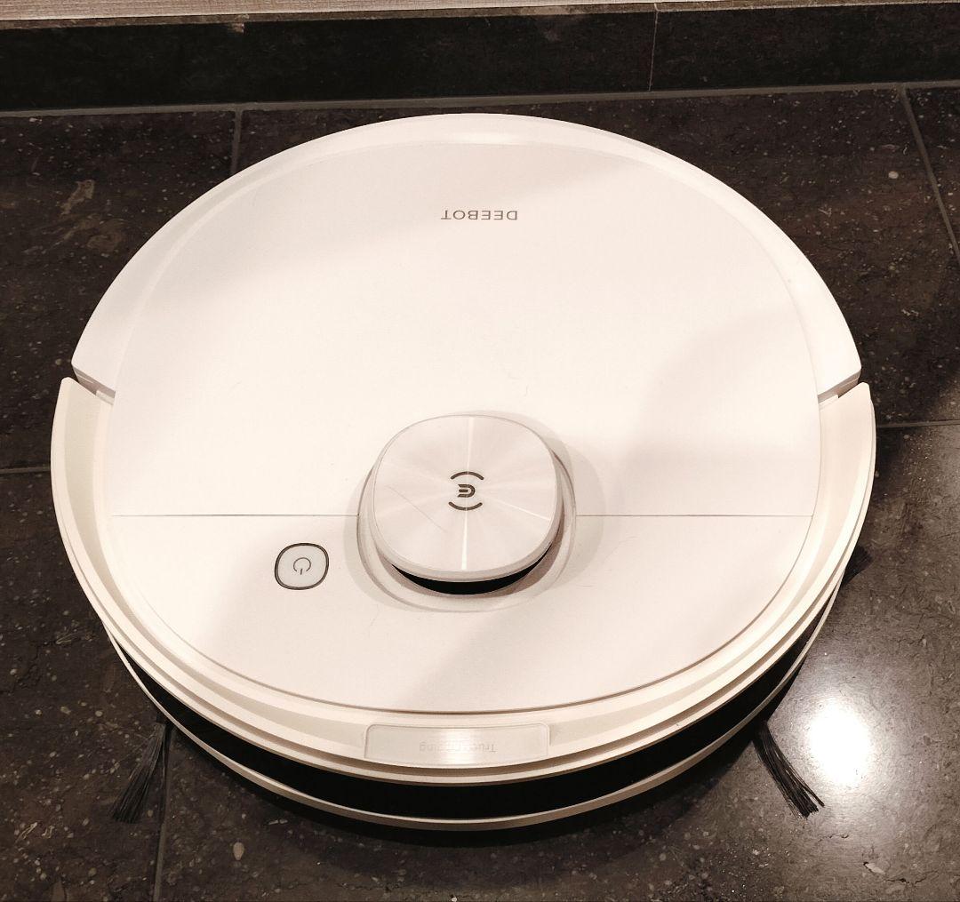 【DEEBOT N8+】 ロボット掃除機 本体 ホワイト 充電ドック付き