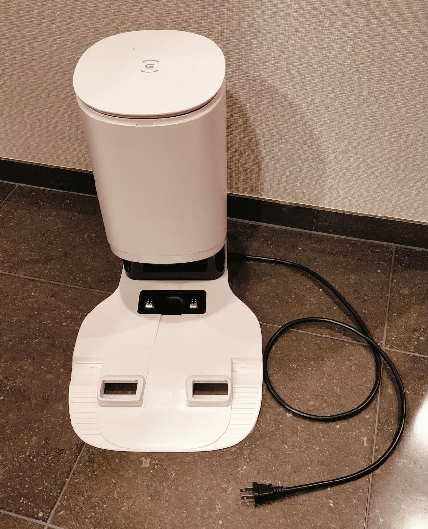 【DEEBOT N8+】 ロボット掃除機 本体 ホワイト 充電ドック付き