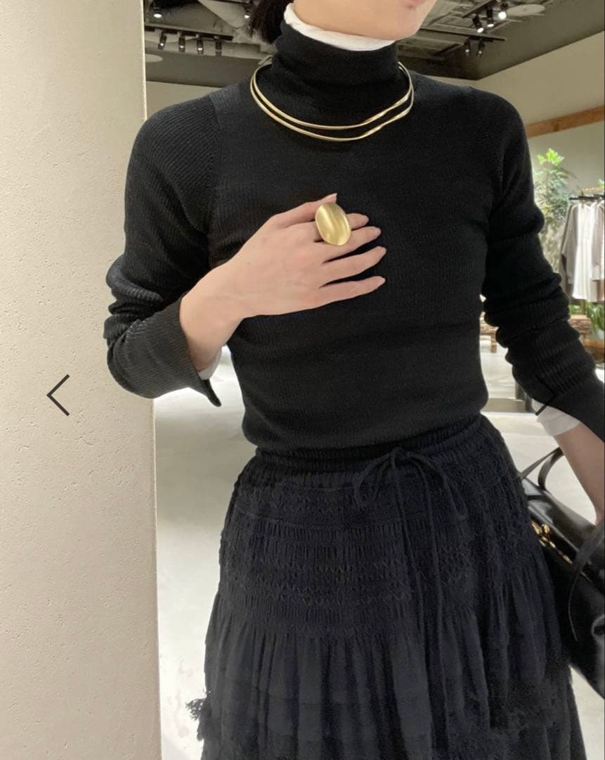 新品未使用chaos カオス　パティータートルニット　ホワイト